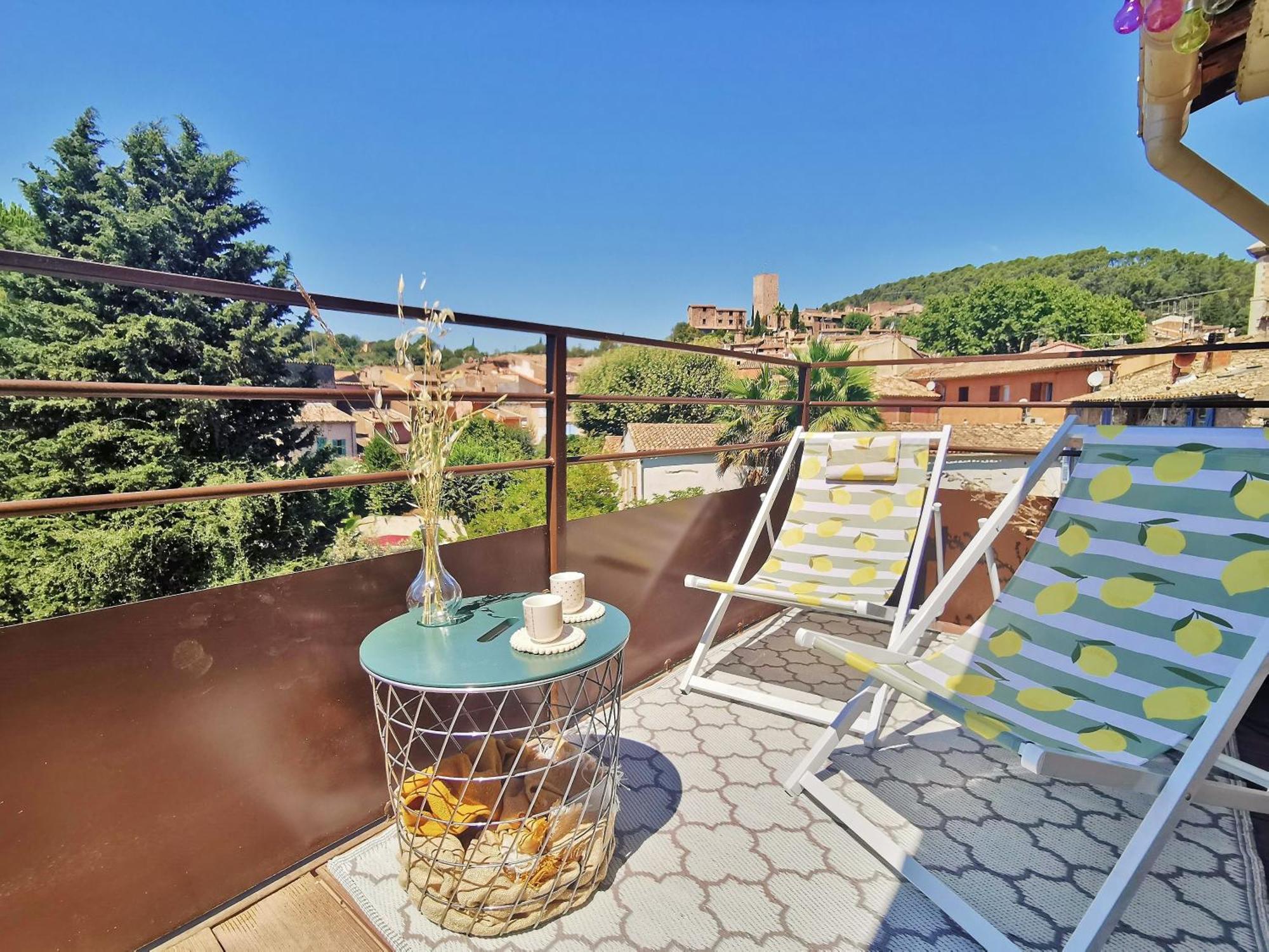 Le Nid En Chante Vue Panoramique Les Arcs-sur-Argens Esterno foto